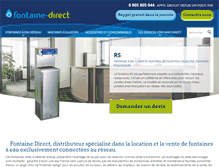 Tablet Screenshot of fontaine-direct.com